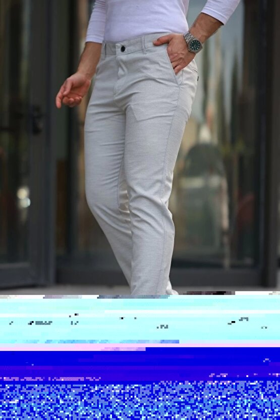 Erkek Dokuma Kumaş Pantolon