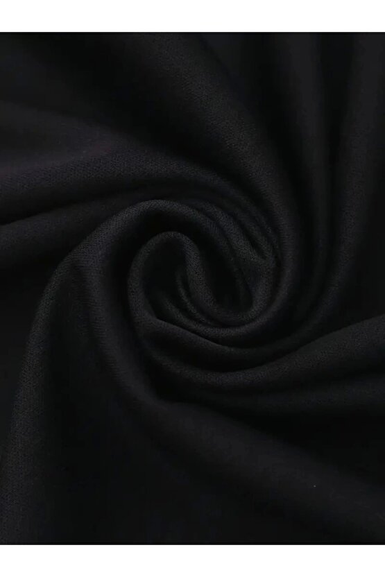 Baskılı Oversize Bisiklet Yaka T-shirt - Siyah