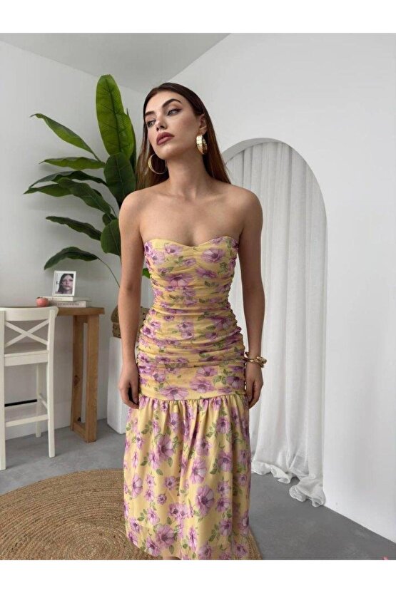 Talia Straplez Elbise