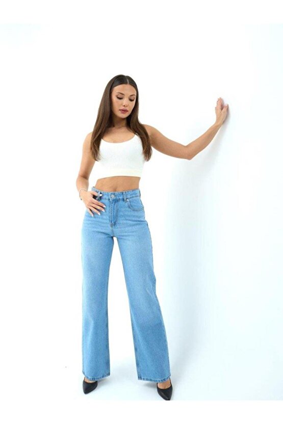 7044 KOT PANTOLON-MAVİ