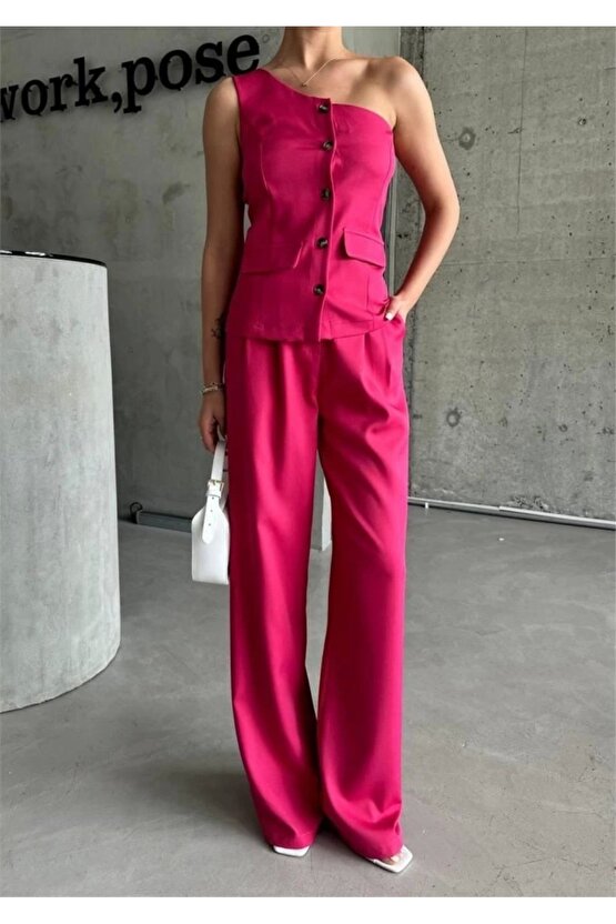 TEK KO YEEK PANTOON TAKI ATA Fuşya