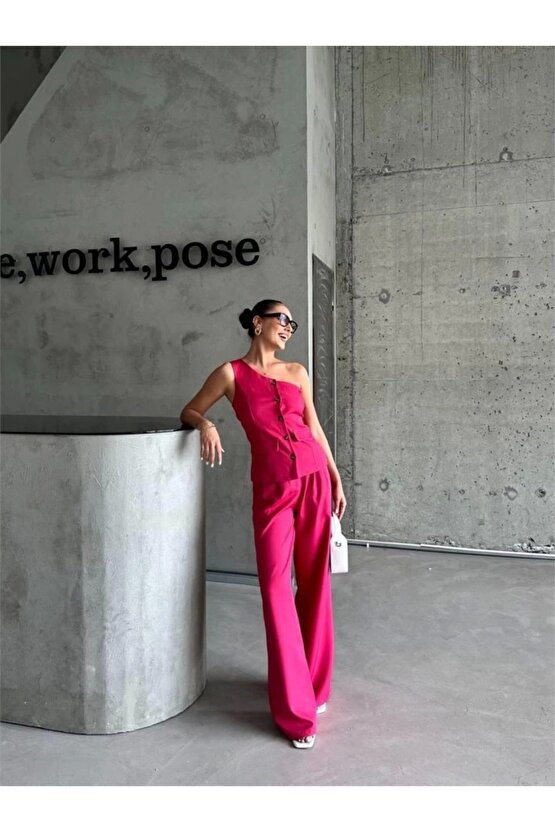 TEK KO YEEK PANTOON TAKI ATA Fuşya