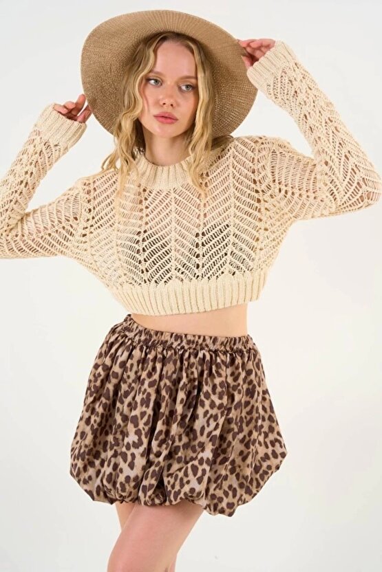 eopar Balon Etek  eopar Açık Kahve