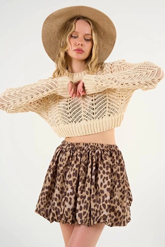 eopar Balon Etek  eopar Açık Kahve