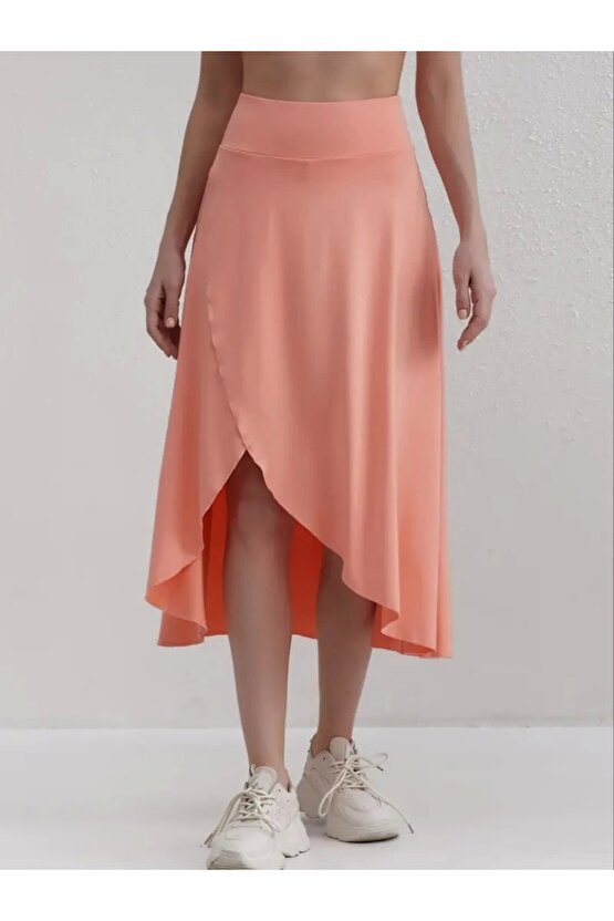 Kadın Cep Detay Taytlı Sandy Etek