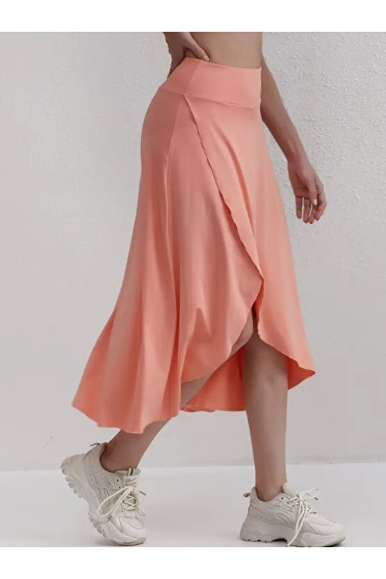 Kadın Cep Detay Taytlı Sandy Etek