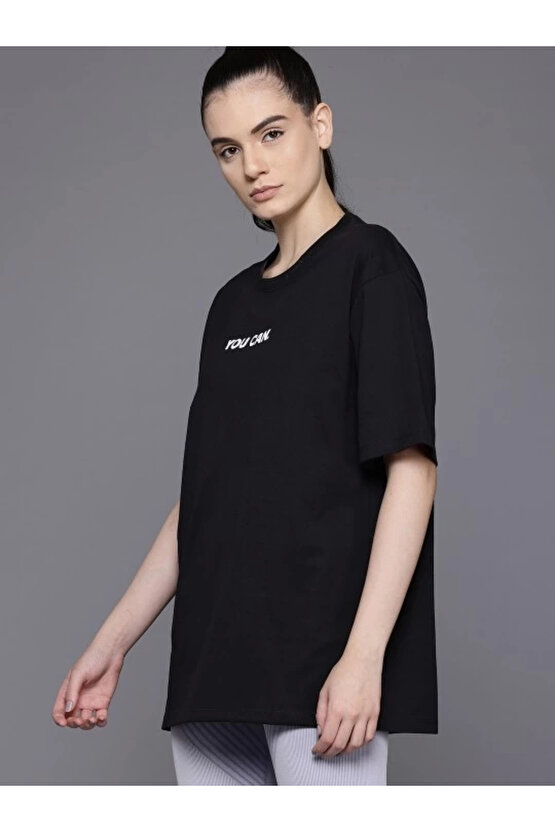 MDB Baskılı Oversize Tshirt iyah