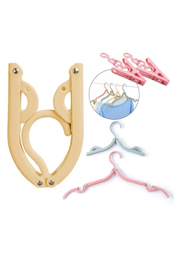 Sunup Sn-29265 Taşınabilir Katlanabilir Mandallı Seyahat Askılık