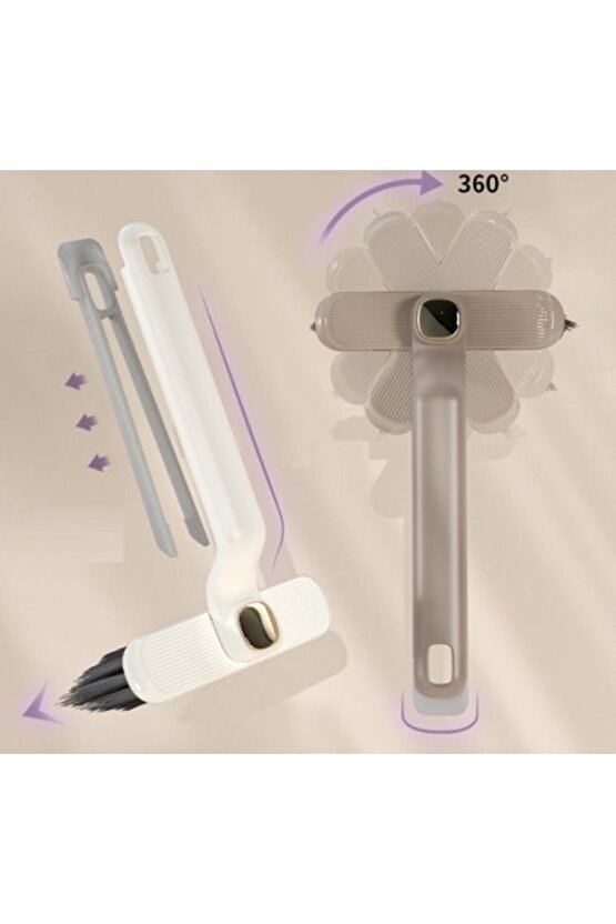 VNDB55 döner başlıklı temizlik fırçası cımbızlı