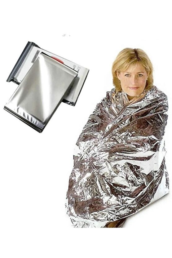 Acil Durum Ilk Yardım Battaniyesi Deprem Yanık Termal Battaniye Nem Ve Soğuktan Koruma Su Geçirmez