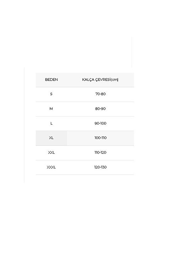 W457 Sakro-İliak Korse Kalça Çevresi 110-120 Cm