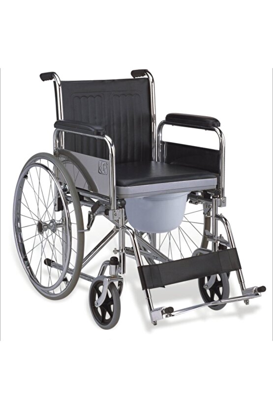 Lazımlıklı Manuel Tekerlekli Sandalye