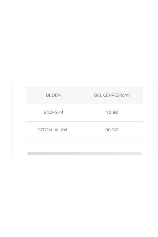 Unisex Siyah Çalışma Korsesi Bel Çevresi 90-120 cm