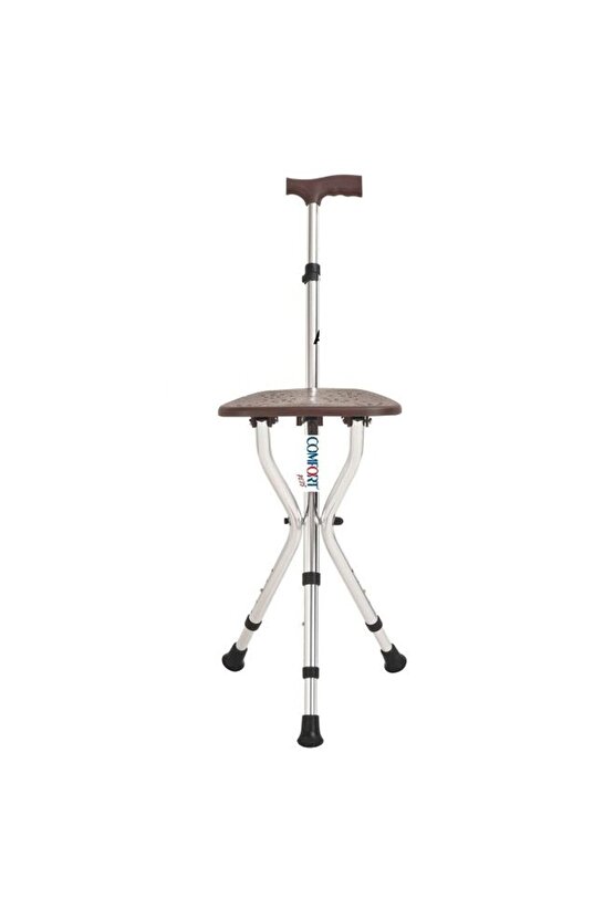 Comfort Plus DM-74 Oturaklı Baston Yüksekliği Ayarlanır