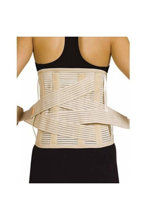 Lumbosakral Çelik Balenli Bel Fıtık Korsesi Bel Düzleşmesi Çelik Destekli Demirli