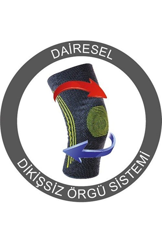 Örme Fleksible Balenli Dizlik NUMARA 2