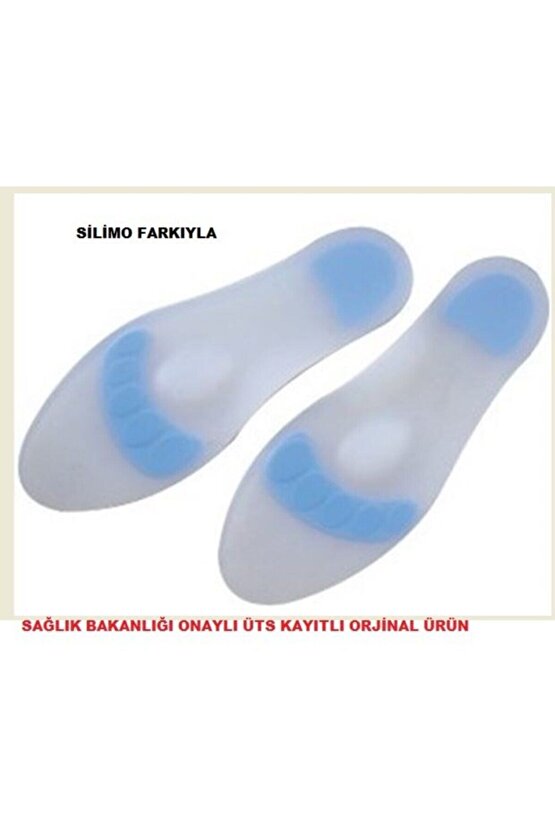 Tam Ortopedik Anatomik Silikon Ayakkabı Tabanlığı Topuk Dikeni Tabanlık