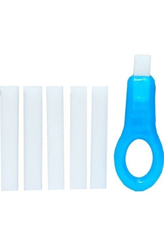 Nanoteknolojik Özel Süngerli Diş Temizleme Beyazlatma Süngeri Aparatı 5li Paket