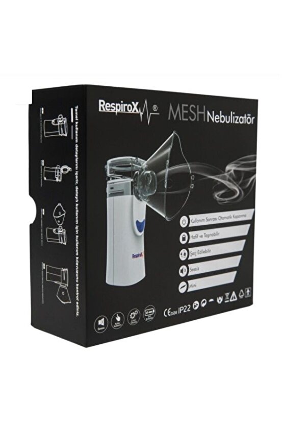 Respirox UN100 Şarjlı Mini Mesh Nebulizatör