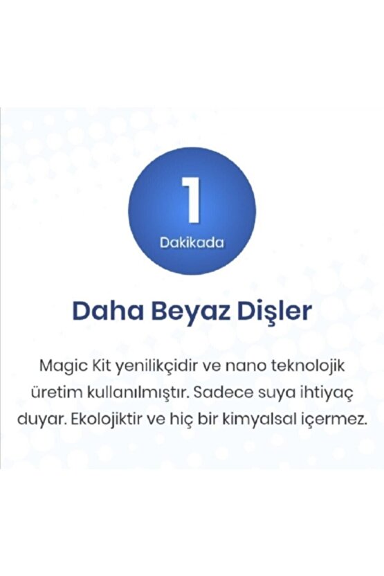 Diş Leke Silgisi 1 Aparatlı + 5 Yedek Süngerli Set 1 Paket