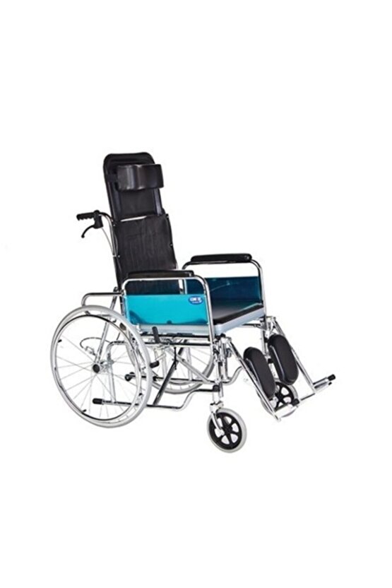 Sırtı Yatar Ayak Kalkar Yan Kol Çıkar Özellikli Tekerlekli Sandalye Comfort Plus