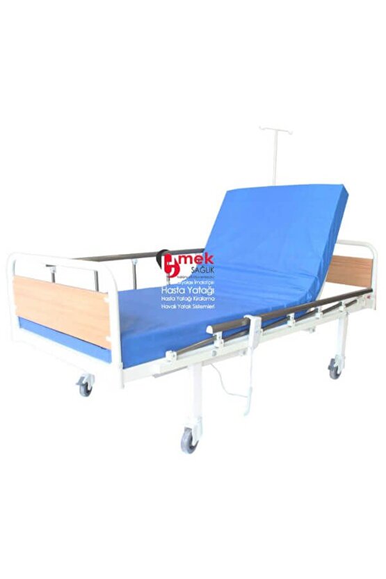 Konforlu 2 Motorlu Hasta Yatağı: Alüminyum Korkuluklu Wipperman