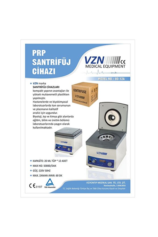 Santrifüj Cihazı 80-2a