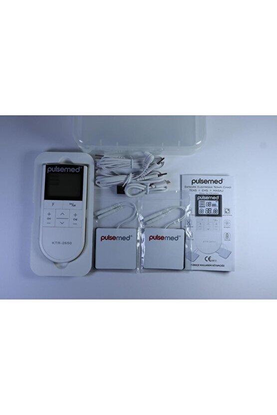 Pulsemed Entegre Elektronik Terapi Cihazı Tens-EMS-Masaj Özelliği Şarj Edilebilir