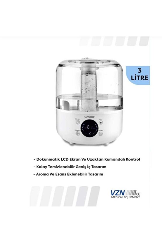 Hava Nemlendirici Buhar Makinesi MS-008D VZN