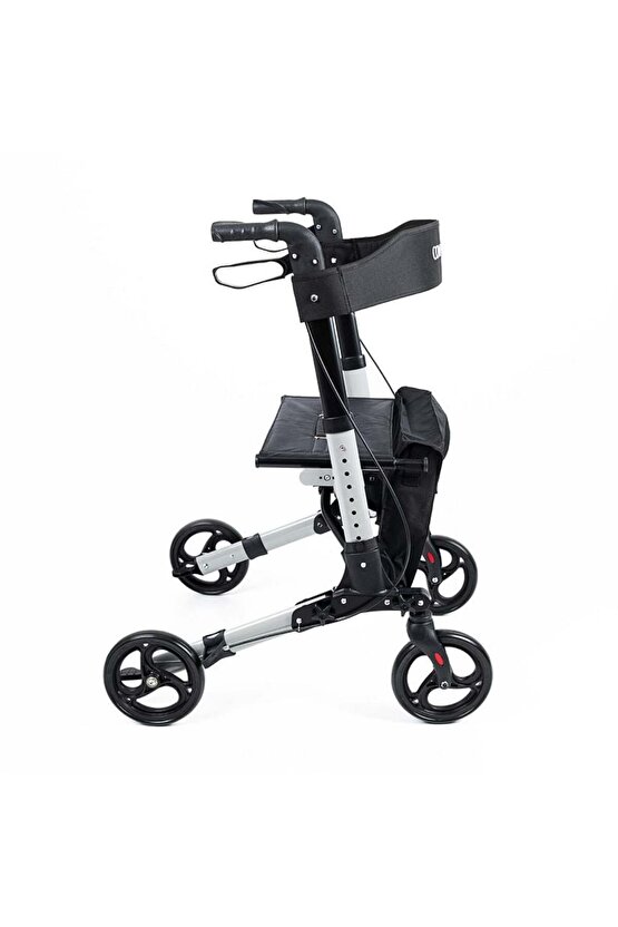 Comfort Plus DM-9102 Gri Lüx Alüminyum Rolatör