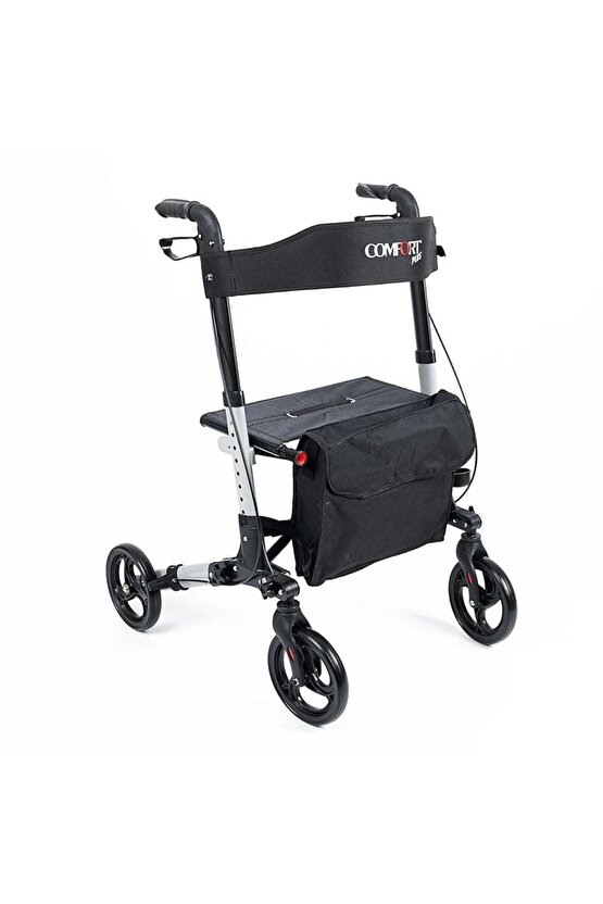 Comfort Plus DM-9102 Gri Lüx Alüminyum Rolatör