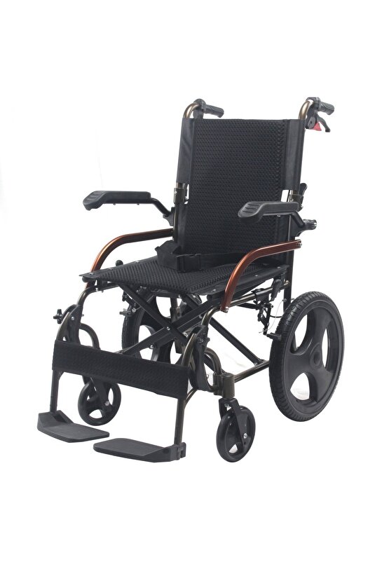 Comfort Plus GK863LABJ-12 Jet Black Transfer Alüminyum Tekerlekli Sandalye