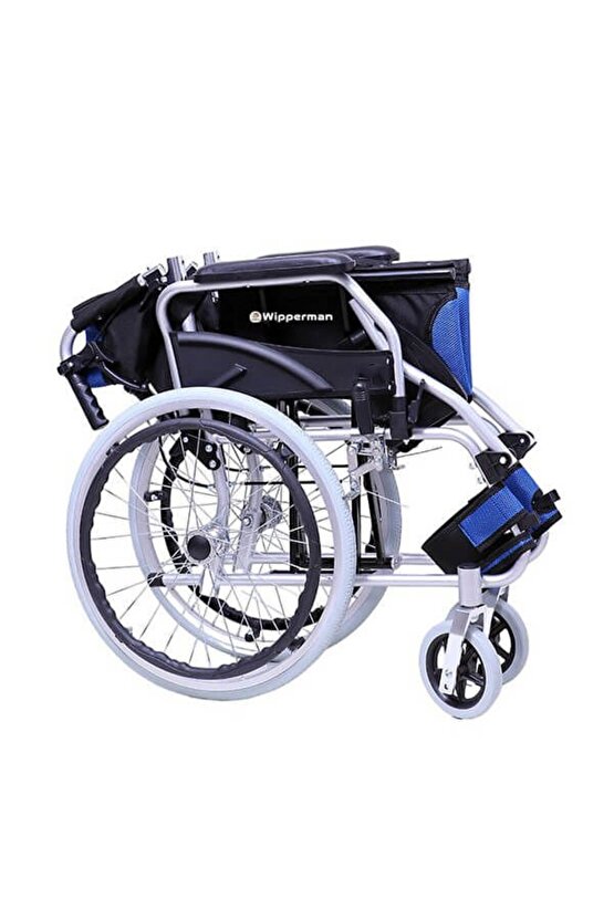 W 201 Alüminyum Özellikli Refakatçı Frenli Hafif Tekerlekli Sandalye