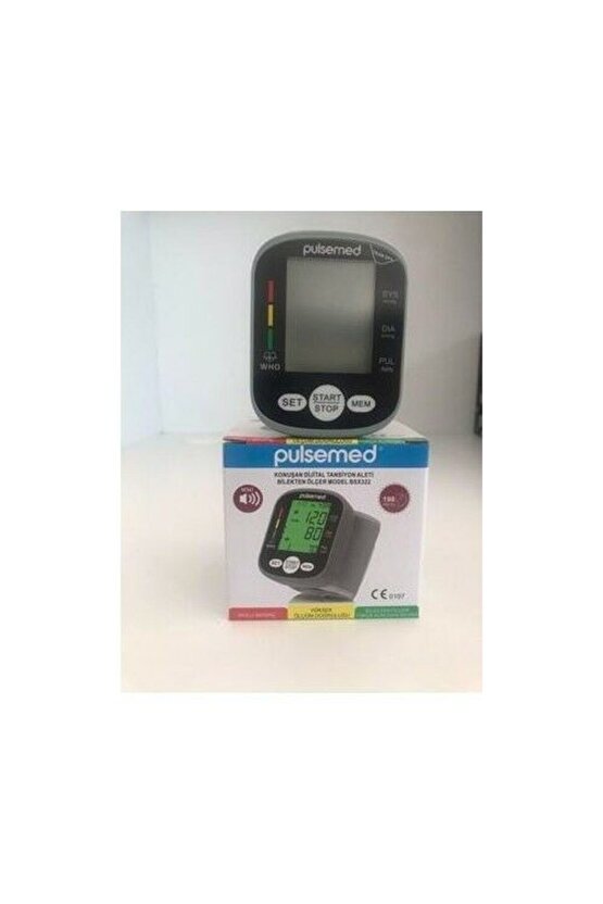 Pulsemed Konuşan Bilekten Dijital Tansiyon Aleti BSX322Pulsemed