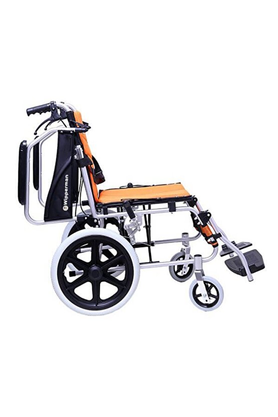 W 205 Manuel Katlanabilir Refakatçi Hasta Yaşlı Engelli Tekerlekli Sandalye