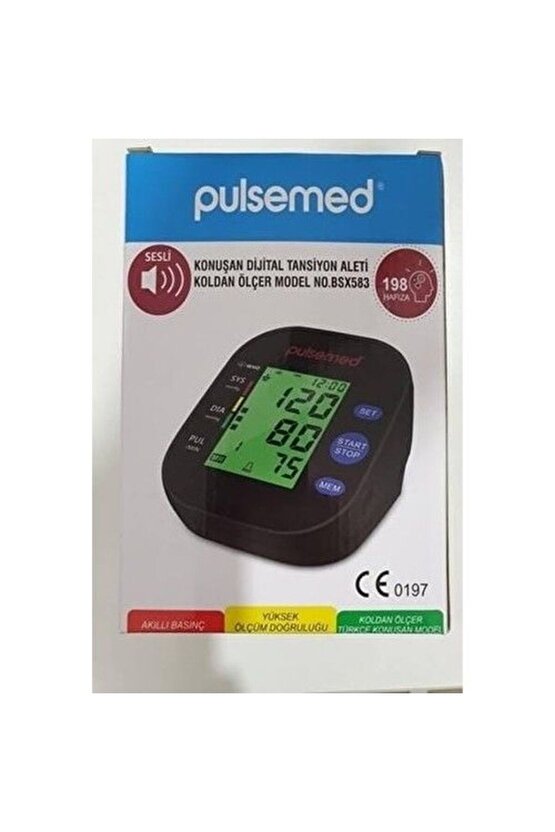 Pulsemed BSX583 Konuşan Dijital Tansiyon AletiPulsemed
