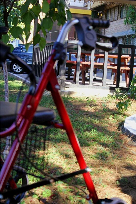 Tekerlekli Sandalye Tekerlekli, Frenli, Sepetli Hasta Yardım Yürüteç Tekerlekli Sandalye POYLİN