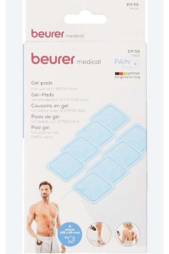 Beurer EM 59 Elektrotları Yedek PED