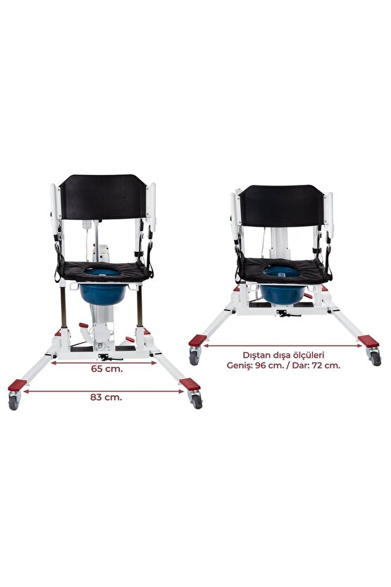 Comfort Plus DM-190U NEW Portatif Mobil Lift Hasta Transfer Lifti