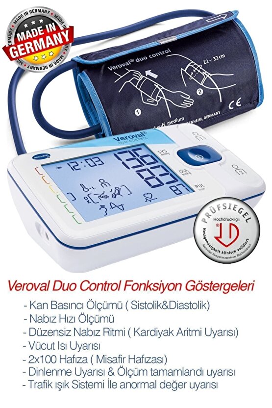 Tansiyon Aleti, Veroval Duo Control, Osilometrik Ve Oskültatuar ÖlçümHartmann