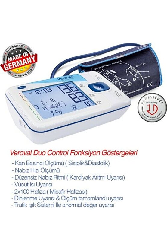 Tansiyon Aleti, Veroval Duo Control, Osilometrik Ve Oskültatuar ÖlçümHartmann