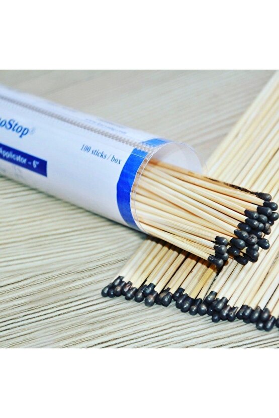 Eküvyon Çubuğu Gümüş Nitrat Çubuk Hemostop Gümüş Nıtrat Çubuğu 100LÜ