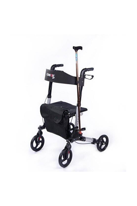 Comfort Plus DM-9102 Gümüş Lüx Alüminyum Rolatör