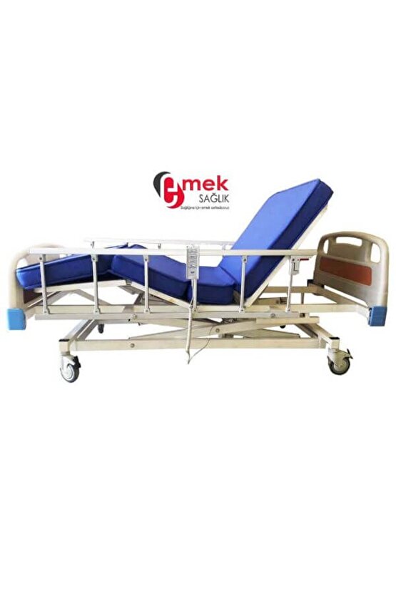 3 Motorlu ABS Başlıklı Asansörlü Hasta Yatağı: Konfor ve Kolaylık Wipperman