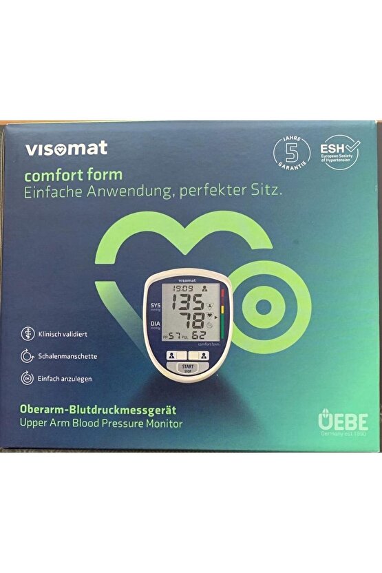 Comfort 2040 Çift Hafızalı Üst Koldan Ölçme Tansiyon AletiVİSOMAT