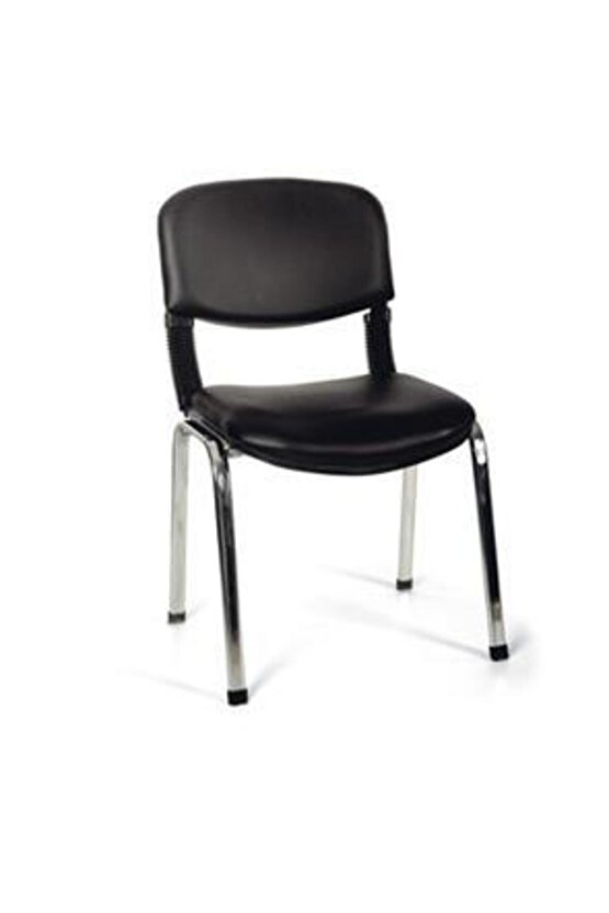 Form Nikelajlı Siyah Deri