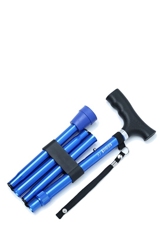 GB803 Katlanır Baston Mavi  Blue