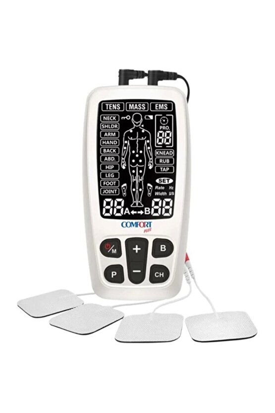 Plus R-c4a Şarj Edilebilir Portatif Dijital Masaj - Ems - Tens Cihazı