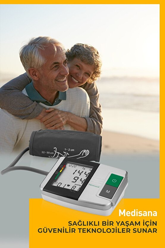 Dijital Medısana Alman Tasarım Büyük Ekran Kol Tipi Dijital Tansiyon Ölçme Aleti Mts-51152 Pilli Ko