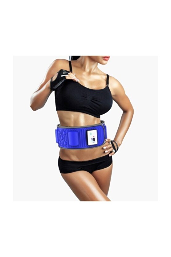 5 Motorlu Titreşimli Masaj Kemeri Göbek Eritme Aleti Basen Karın